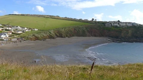 Bay in South Devon ,England Stock Footage 69934495