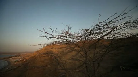 Bay With Sunset Stock Footage 10730401