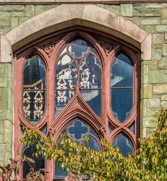 Bay window in the wall Stock Photos