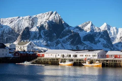 Bay in winter Stock Photos