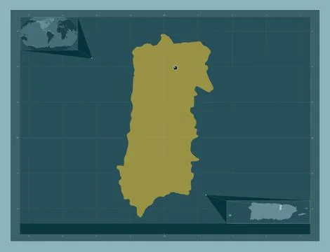Bayamon, Puerto Rico. Solid color shape Stock Illustration