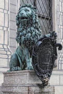 Bayerischer Löwe Stock Photos