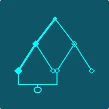 Bayes' Theorem:Weighted Probability Tree with a Highlighted Path &amp; Pooled Total 库存插图