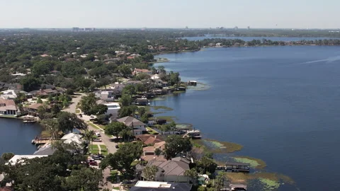 BayHill, Chain of Lakes Stock Footage 337903716