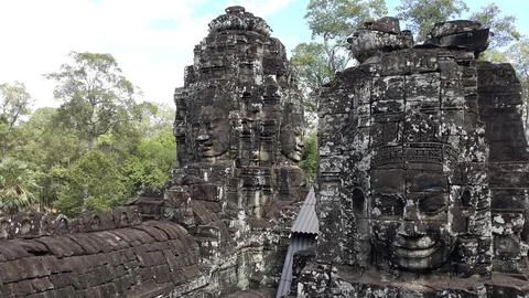 Bayon, Angkor Stock Photos