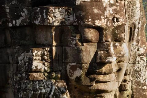 The bayon face Stock Photos
