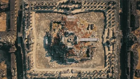 Bayon Temple. Angkor Wat Complex Stock Footage 88196075
