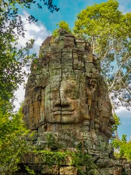 Bayon temple Stock Photos