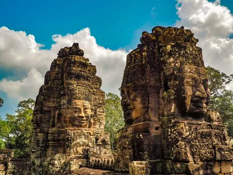 Bayon temple Stock Photos