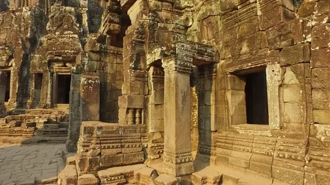 The Bayon Temple Tower Stock Footage 73245460