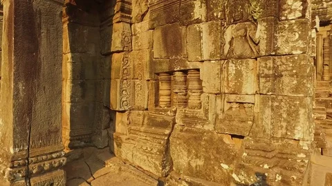 The Bayon Temple Tower Stock Footage 73245568