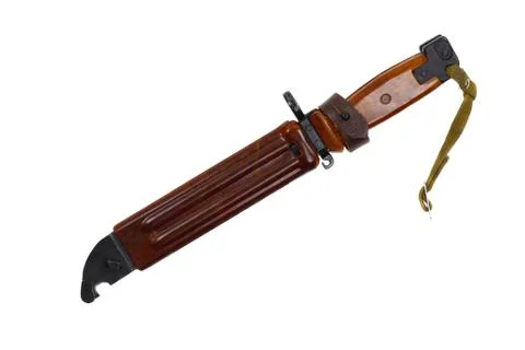 Bayonet in scabbard Stock Photos
