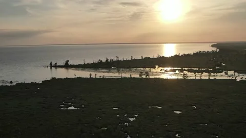 Bayou Sunset Stock Footage 204831938