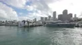 Bayside Marina with downtown Miami in the background 4k or 4k+ Resolution