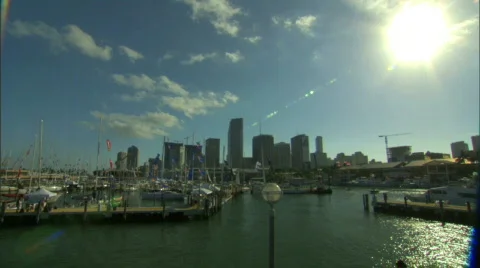 Bayside miami 03 Stock Footage 283302