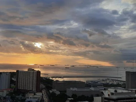 Bayview Sunset Stock Photos