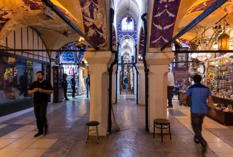 Bazaar Shops Istanbul Turkey Stock Photos