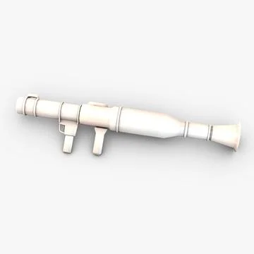 3D Model: Bazooka Rocket Launcher #96470209 | Pond5