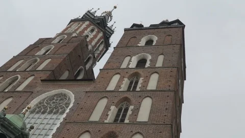 Bazylika Mariacka Stock Footage 95077252