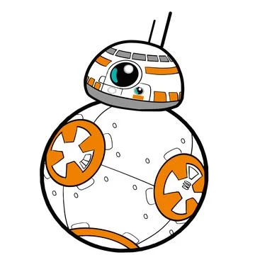 BB 8 technology  robot machine character illustration Illustrazione stock
