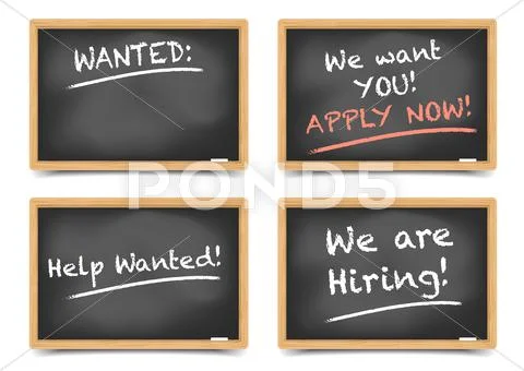 Bb hiring set Stock Illustration