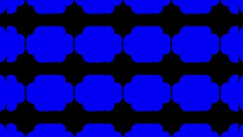 BB Kaleida LBlue Two Flower Stock Footage 95843830