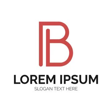 BB Letter Logo Vector Design Stock Illustration
