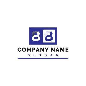 BB Logo Design. BB Letter Logo Icon Vector Illustration - Vector Stock Illustration