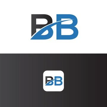 BB Logo Letter Design Template Element	 Stock Illustration
