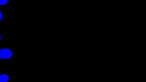 BB Smoke LBlue Five Left Rotate Stock Footage 95841899