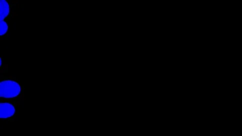 BB Smoke LBlue Five Left Stock Footage 95841936