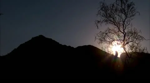 Bb sunset Stock Footage 22635433