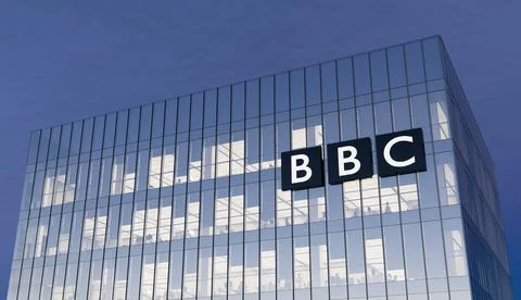 BBC British Broadcasting Corporation Ilustração Stock