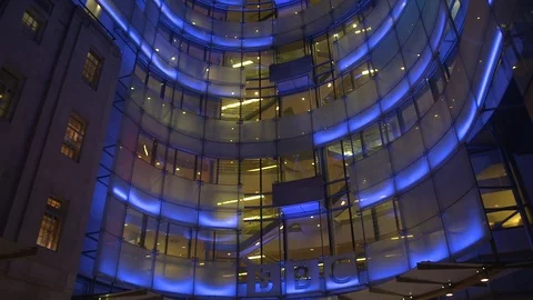 BBC Broadcasting House London Vídeo Stock 89394595