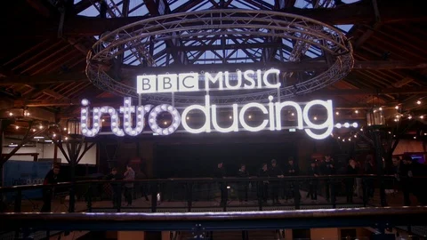 BBC Introducing signage Stock Footage 119279068