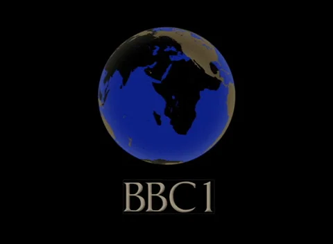 BBC1 Globe Ident 1985-91 Reconstruction | Stock Video | Pond5