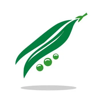 BBeans icon logo vector illustration isolated Stock Illustration