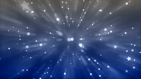 Bblue star animation. Video stock 49925329
