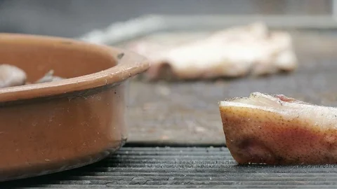 BBQ with bacon Video stock 72302805