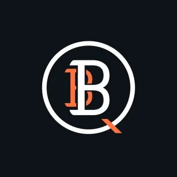 BBQ barbecue monogram Ilustración de archivo