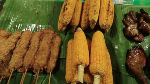 Bbq buffet Stock Footage 124533194