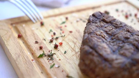 BBQ Chef Stock Footage 128442075