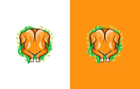 BBQ chicken Stock Illustration