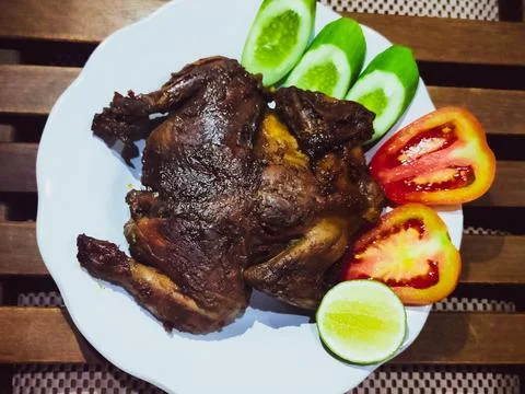 BBQ chicken Stock Photos