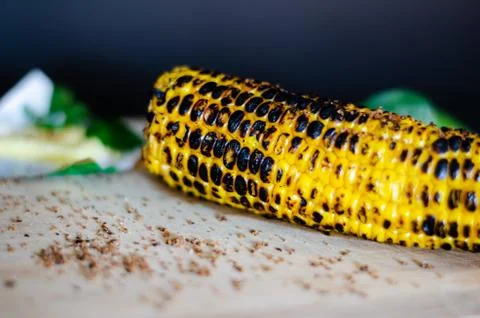 BBQ Corn on the cob Stock Photos