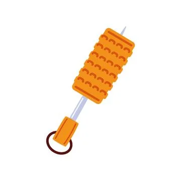 Bbq corn skewer Illustrazione stock