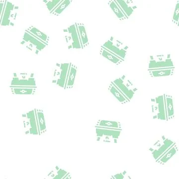Bbq equipment buffet glyph vector seamless pattern Stock Illustration