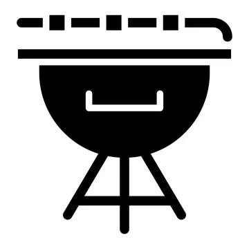 Bbq equipment Vector Icon Design Illustration Stock Illustration