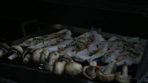 BBQ Fish Video stock 11351645