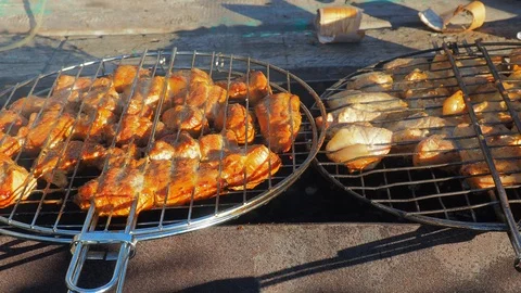 BBQ Stock Footage 96305974
